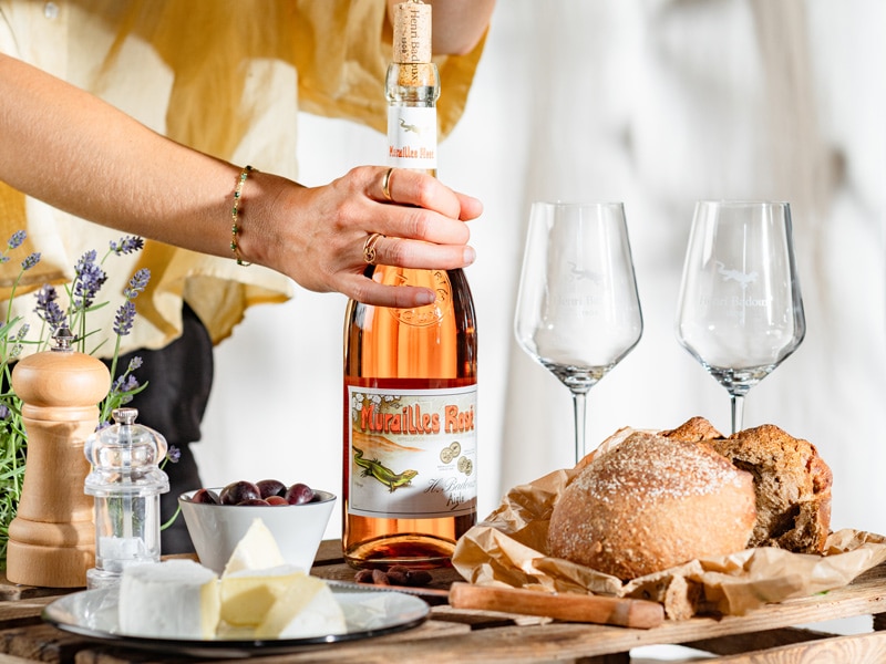 Suggestion d'accord mets vins avec Murailles Rosé Chablais AOC