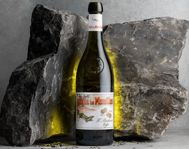 etiquette vin bouteille aigle les muraille chablais aoc