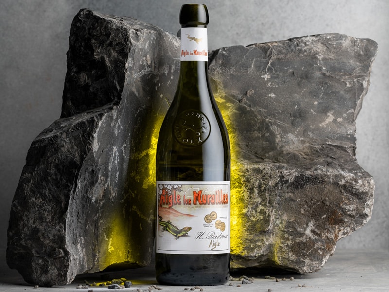 etiquette vin bouteille aigle les muraille chablais aoc